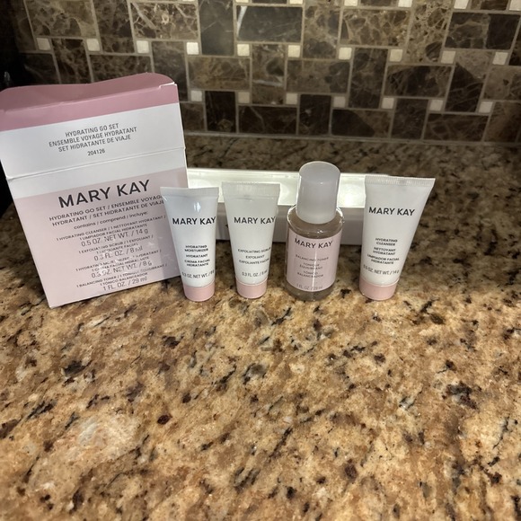 Mary Kay Other - Mary Kay Hydrating Go Set FRESH Cleanser Toner Exfoliant‎ NEW EXP